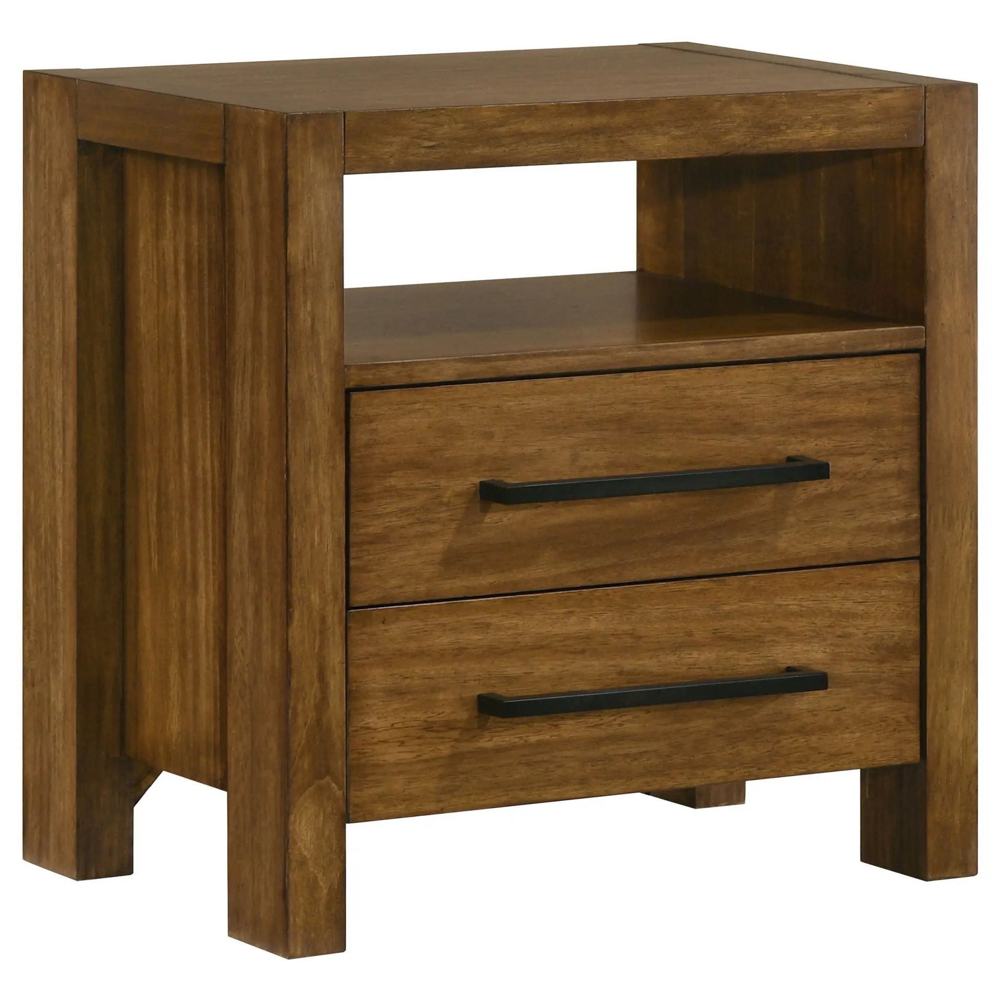 Adderley 2-drawer Nightstand Bedside Table Warm Brown by Unique Piece Furniture
