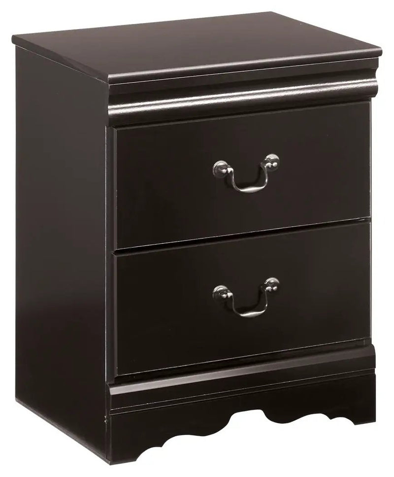 Huey Vineyard - Two Drawer Night Stand - Black by Unique Piece Furniture