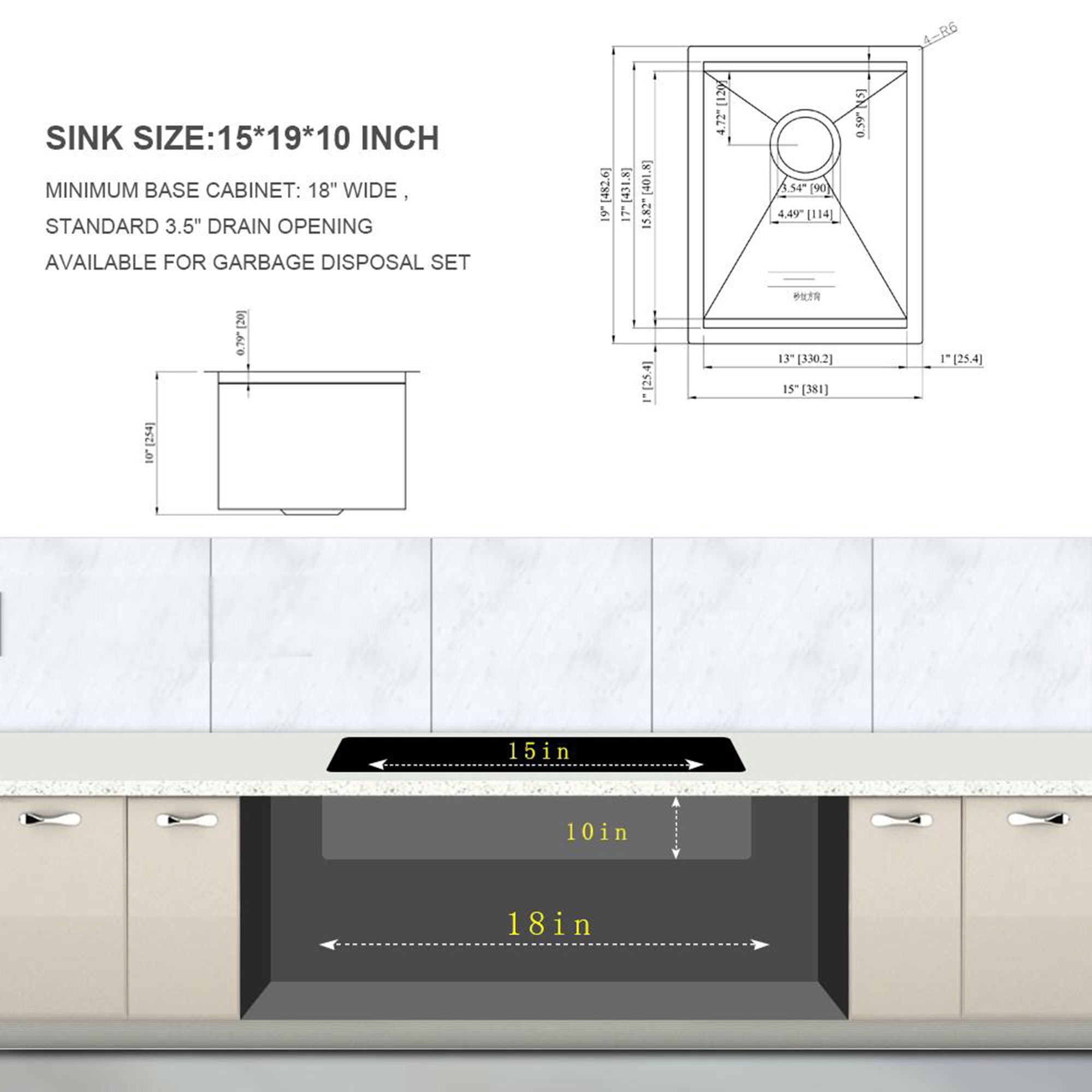 Laundry Workstation Undermount Utility Sink, Deep Single Bowl by HouseOfZazla