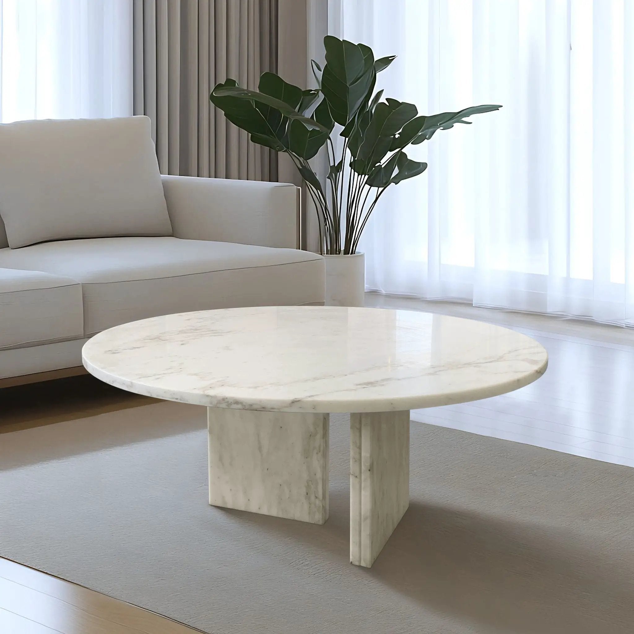 Luxury Coffee Table With Unique Veining, Unique Stone Design by HouseOfZazla