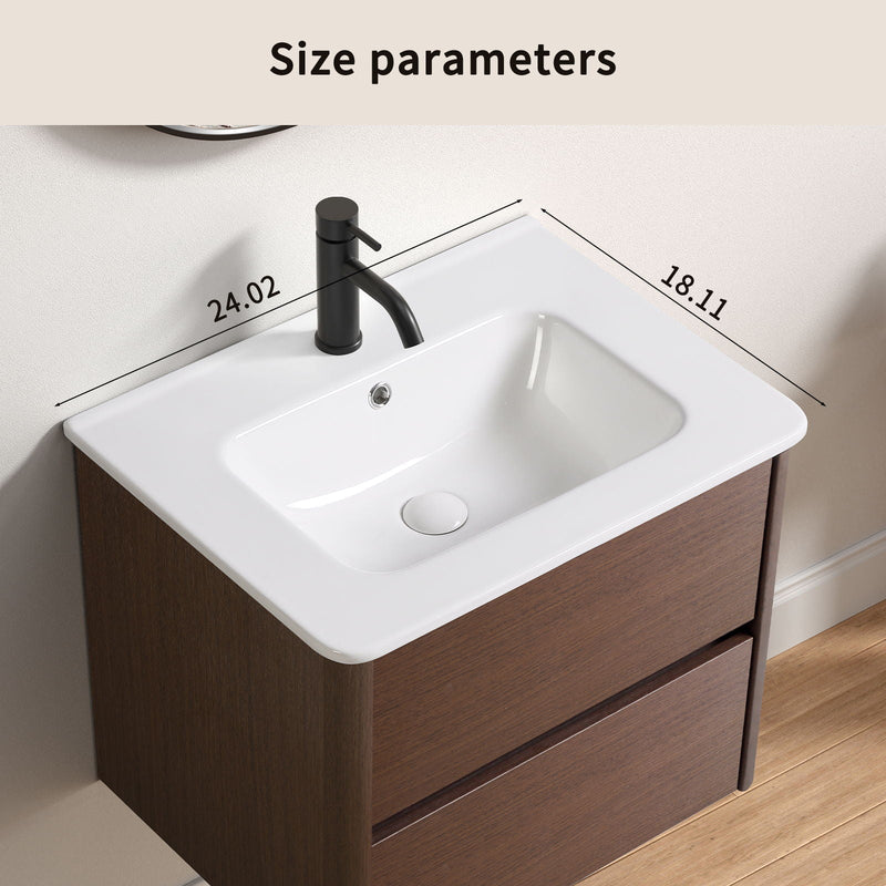 Vessel Sink Top With Overflow Drain - Milk White by HouseOfZazla