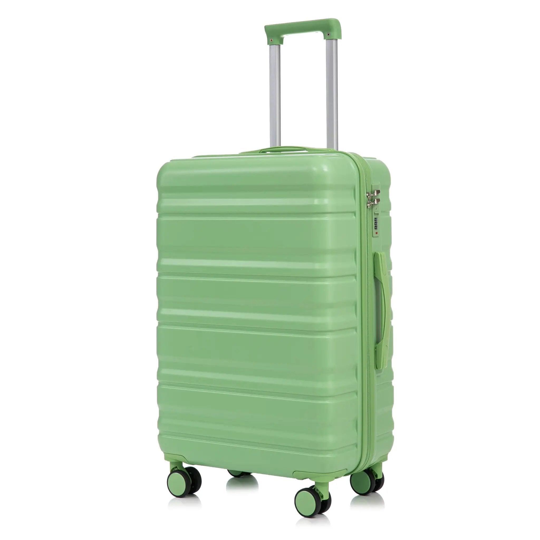 HIFINE Tourist 3-Piece Spinner Wheel Luggage Set in Green by HouseOfZazla