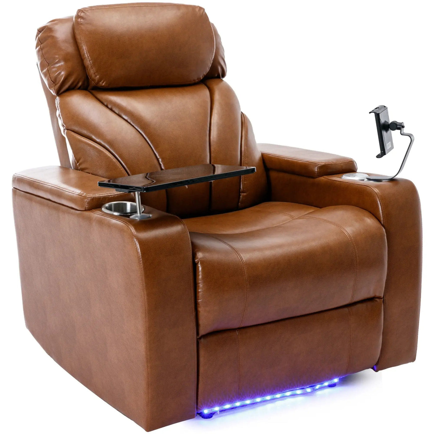 Power Motion Recliner Electric Power Recliner With USB Charging Port, Hidden Arm Storage, Convenient Cup Holder And tooth Speaker by Unique Piece Furniture