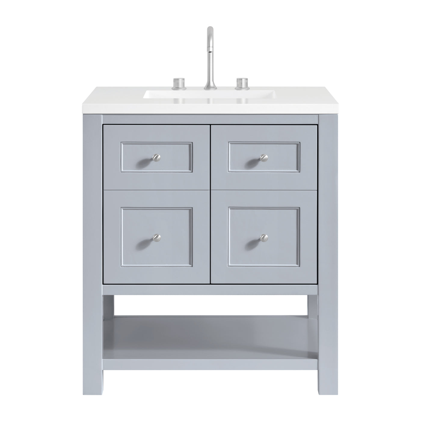 James Martin Breckenridge 30" Single Bathroom Vanity, Serenity Blue, view 26