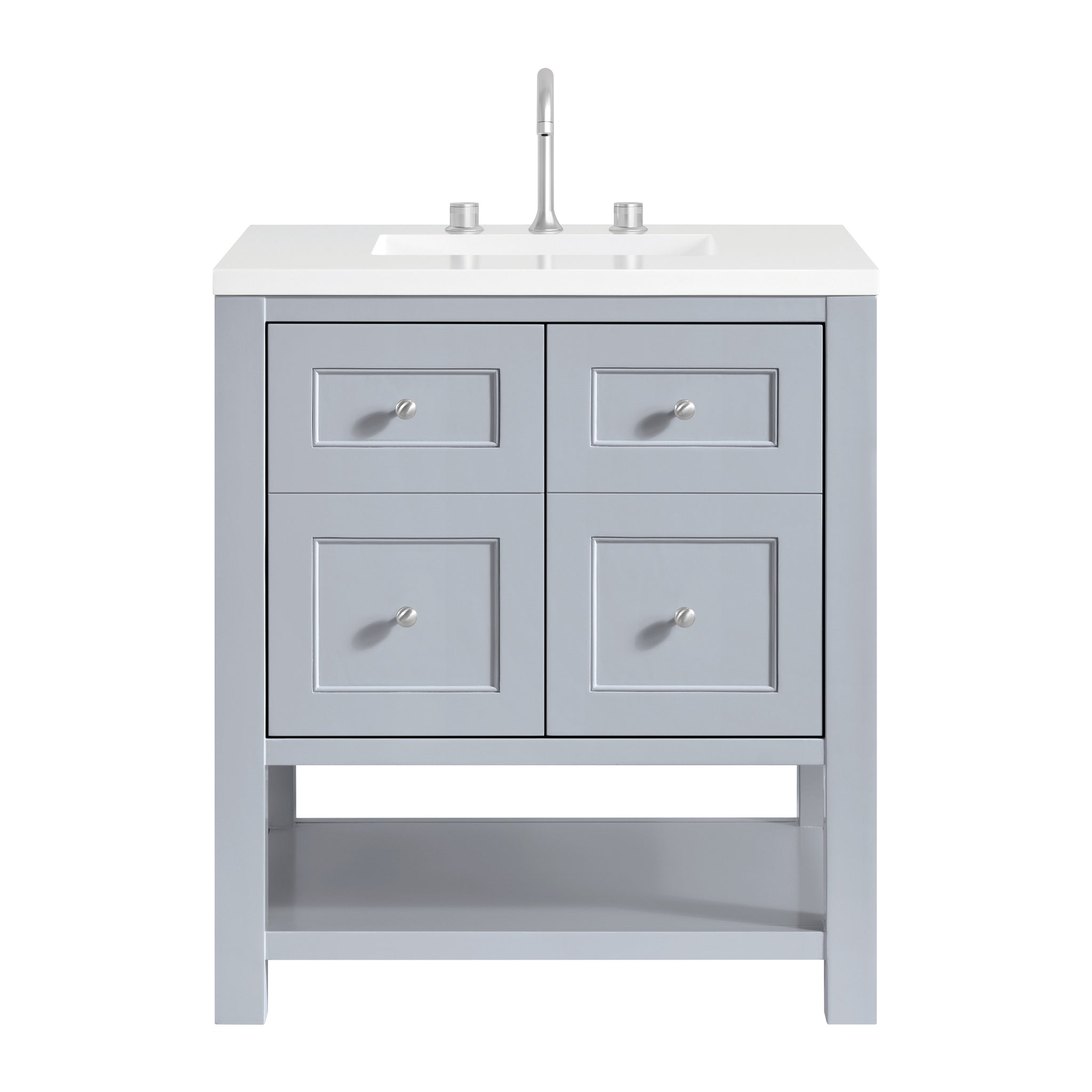 James Martin Breckenridge 30" Single Bathroom Vanity, Serenity Blue, view 26
