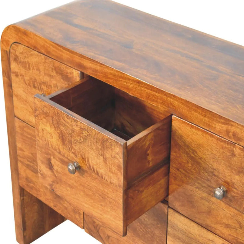 Darcy - 3 Over 3 Drawer Chest - Brown by HouseOfZazla