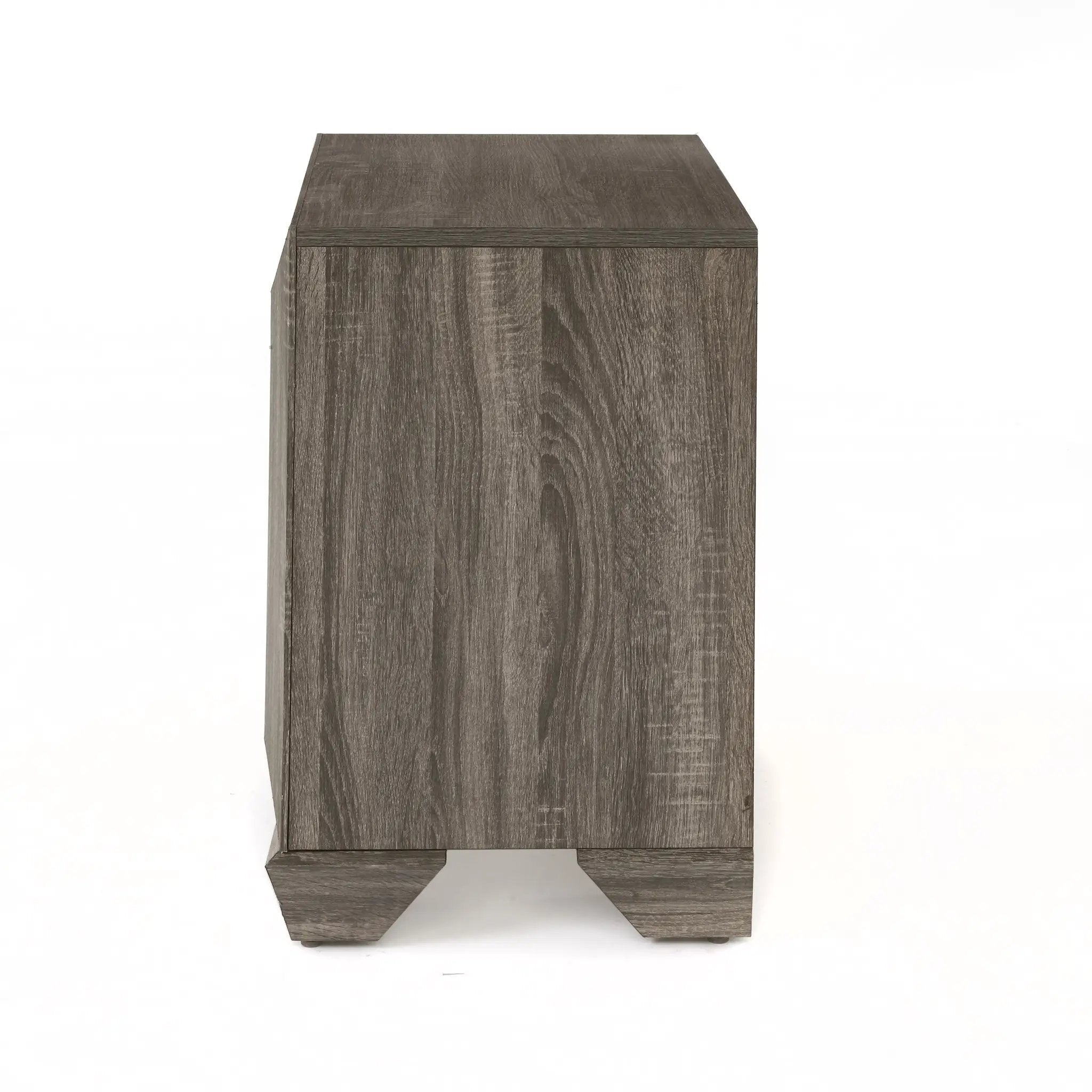 Lyndon - Weathered Grain Nightstand - Gray by Unique Piece Furniture