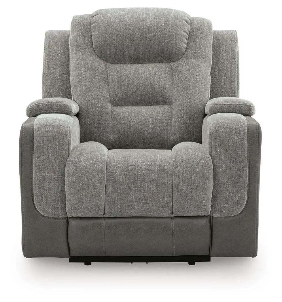 Mixed Motion - Power Recliner With Adjustable Headrest by Unique Piece Furniture