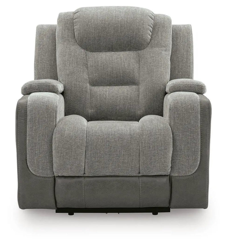 Mixed Motion - Power Recliner With Adjustable Headrest by Unique Piece Furniture