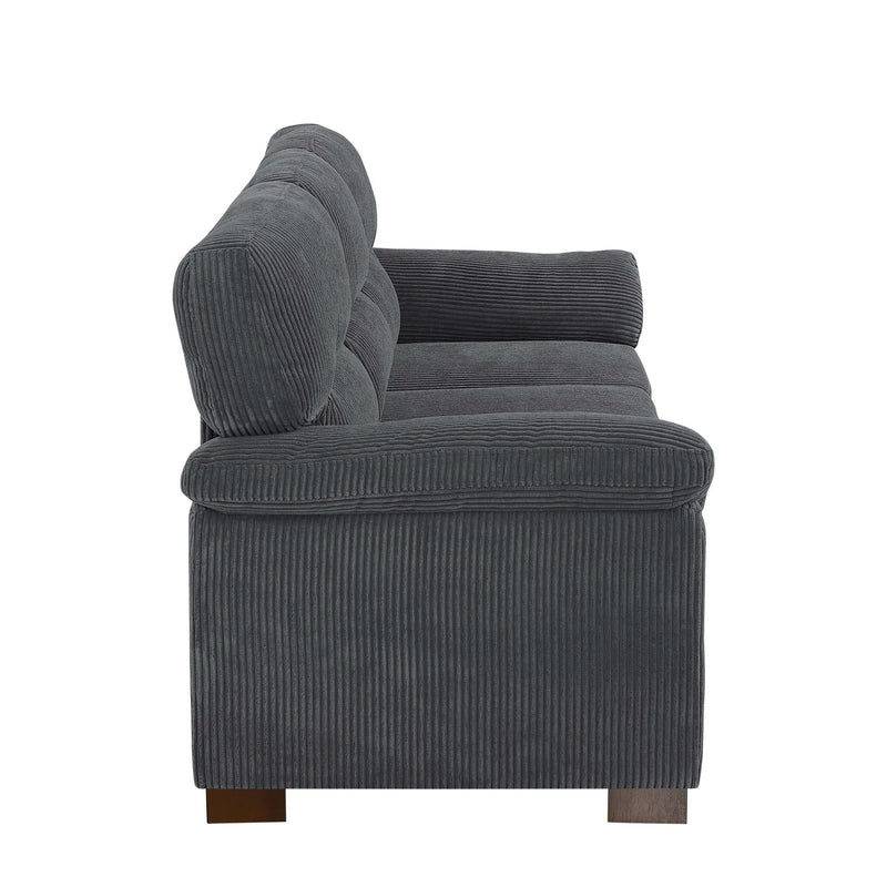 Vintage Inspired 3 Seat Sofa With Tufted Cushions by HouseOfZazla