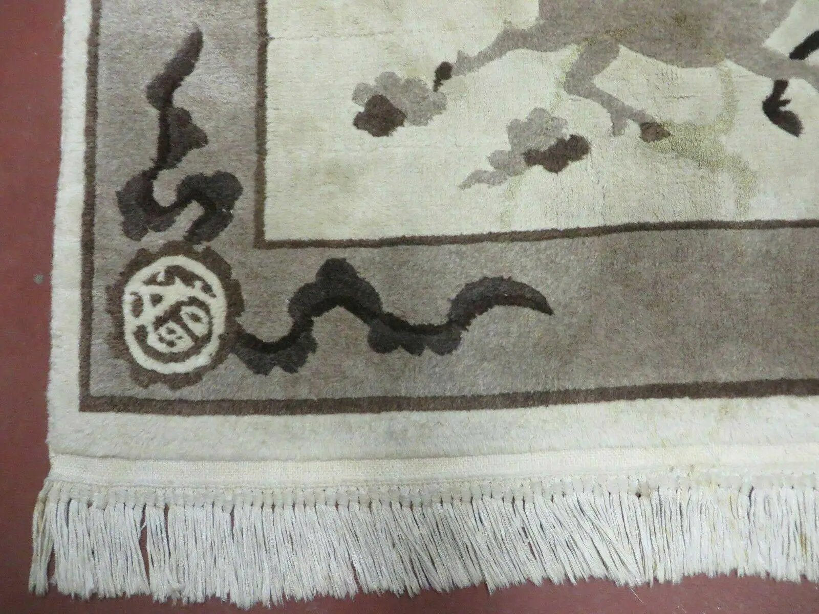 4' X 6' Modern Tibetan Nepal Art Deco Chinese Hand Knotted Wool Rug Horses Nice by Jewel Rugs