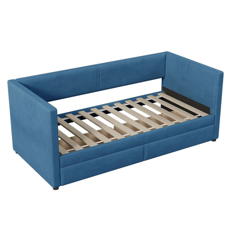 Daybed With Two Drawers And Wood Slat by Unique Piece Furniture
