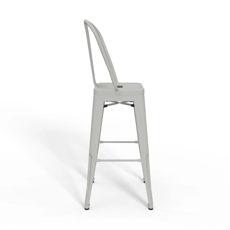 Fletcher - Handcrafted Metal Stool (Set of 2) by HouseOfZazla