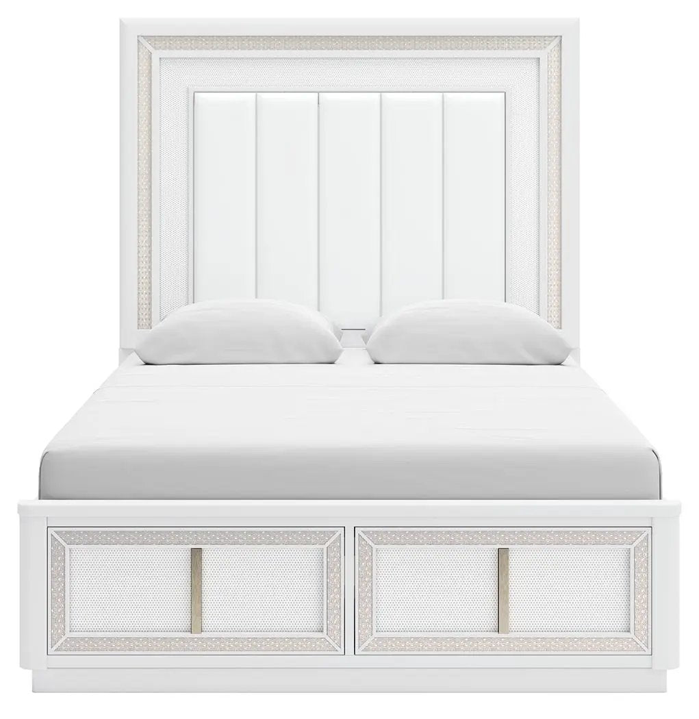 Chalanna - Upholstered Storage Bed by Unique Piece Furniture