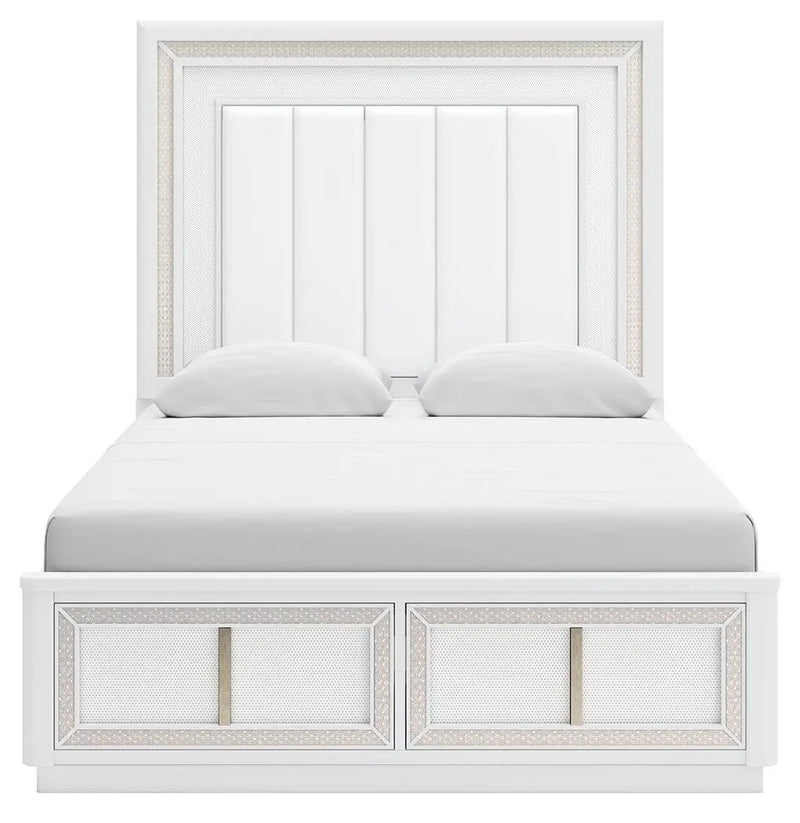 Chalanna - Upholstered Storage Bed by Unique Piece Furniture