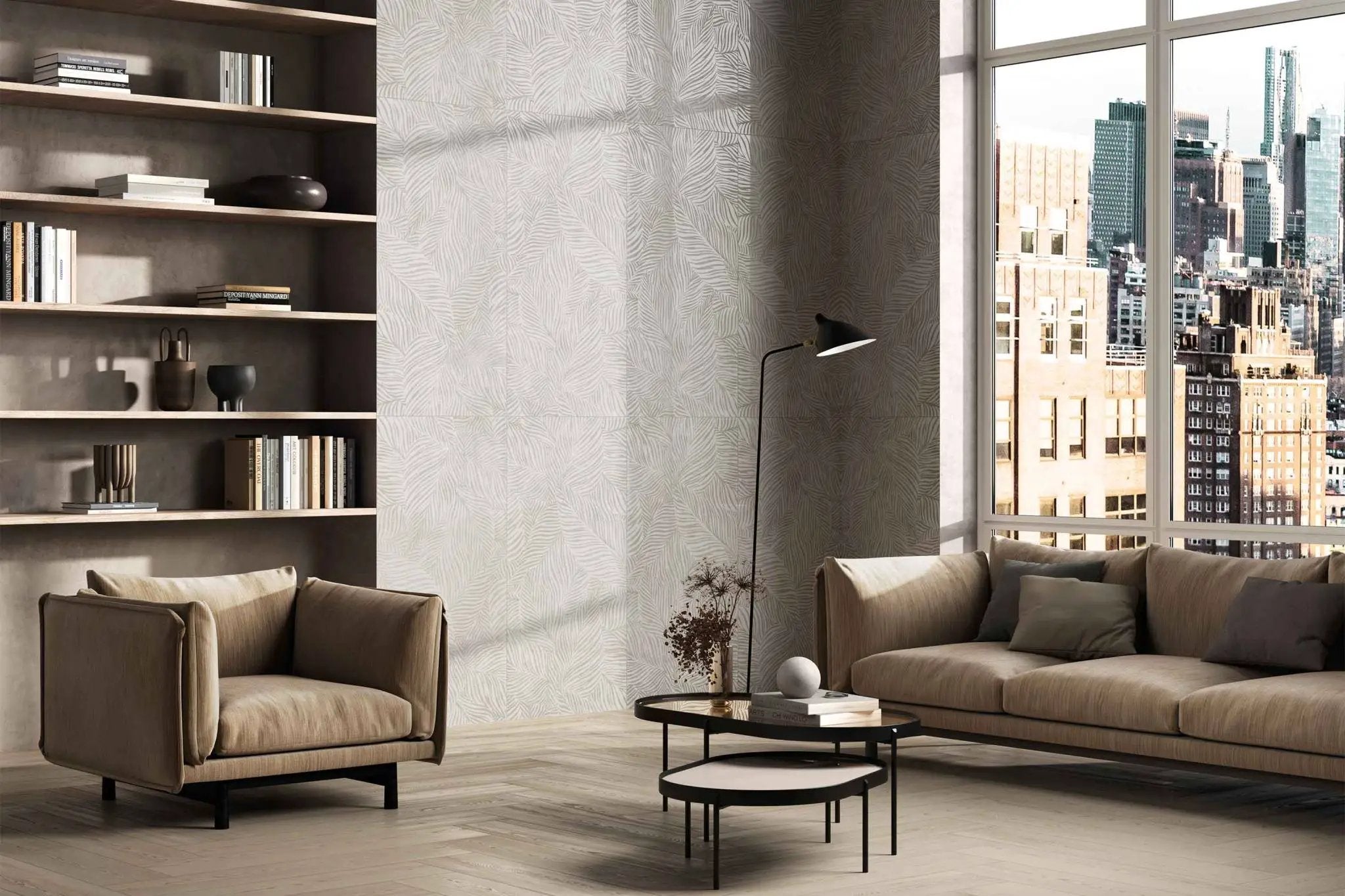Deco Xl Sketch Jungle Look Porcelain Tiles 24x48 by landmarkceramics