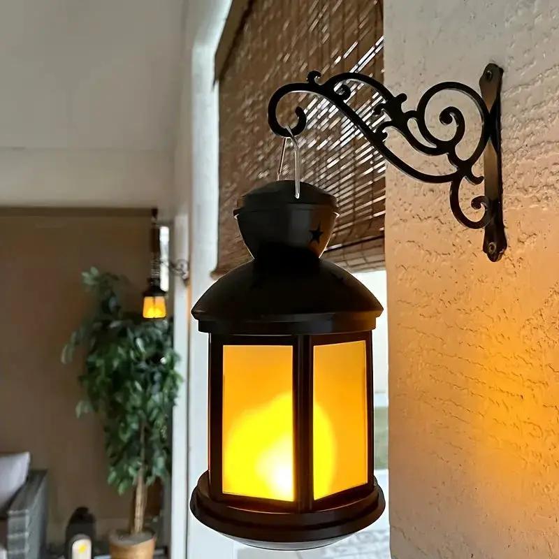 Decorative Black Metal Swirl Wall Hooks - Set of 2 by House Of Avana