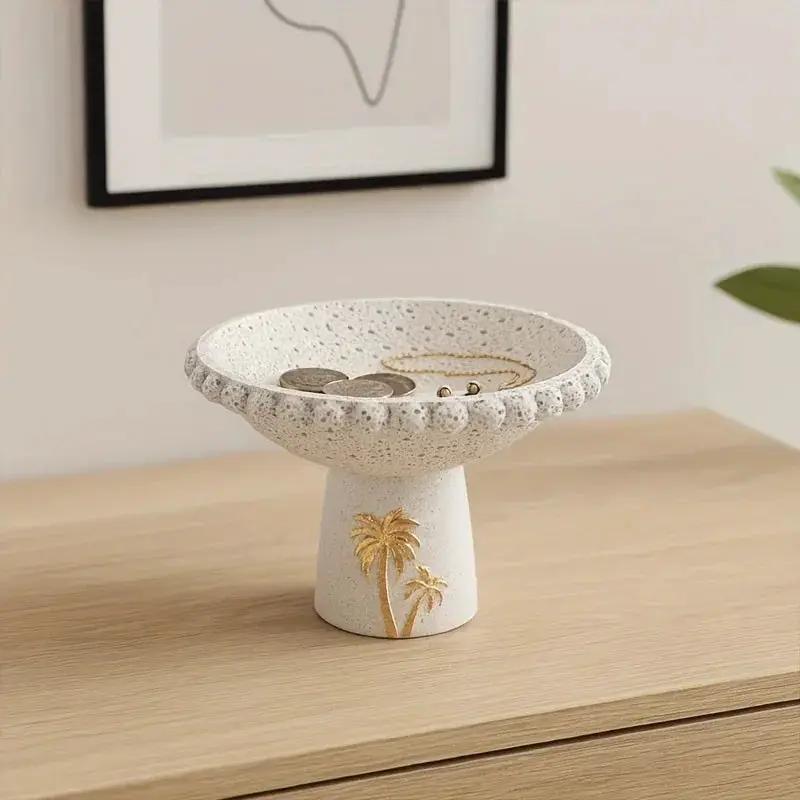 Decorative Tray - Ramadan Coconut Trees Wooden Large by House Of Avana