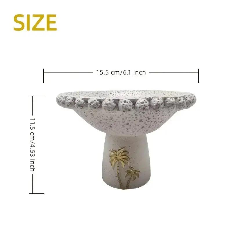 Decorative Tray - Ramadan Coconut Trees Wooden Large by House Of Avana