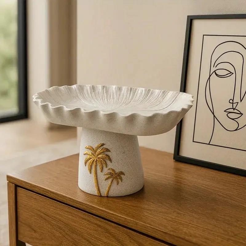 Decorative Tray - Ramadan Lotus Leaf Shaped by House Of Avana