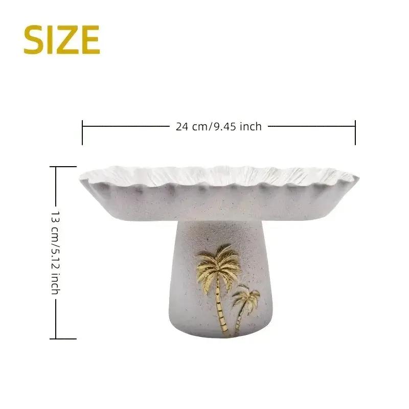 Decorative Tray - Ramadan Lotus Leaf Shaped by House Of Avana