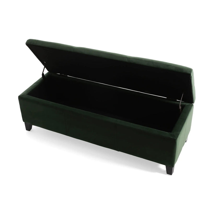 Upholstered Storage Ottoman Bench by HouseOfZazla