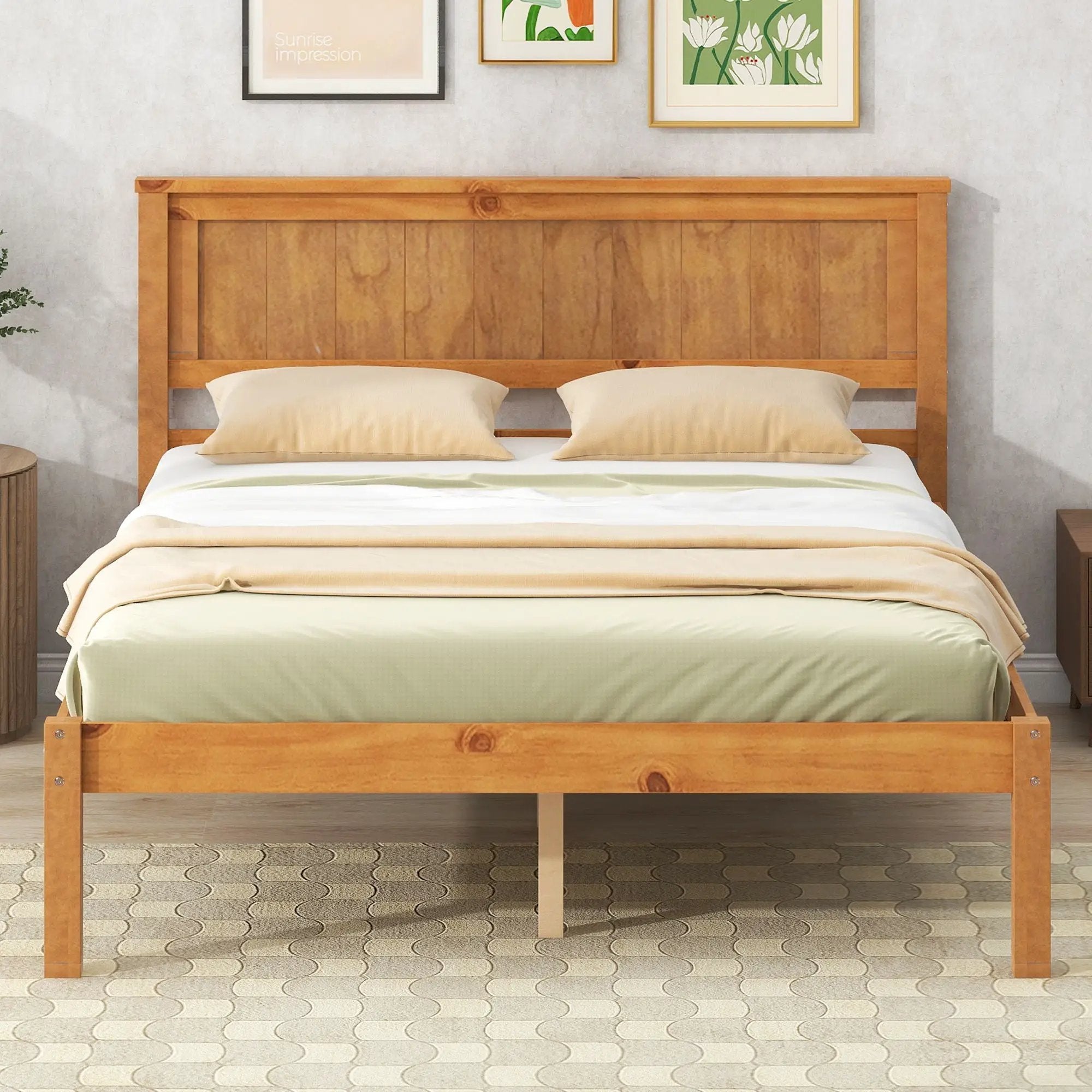 Platform Bed Frame With Headboard by Unique Piece Furniture