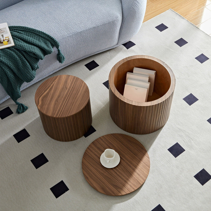 Handcrafted Nested Table Set, 2 Pieces by HouseOfZazla