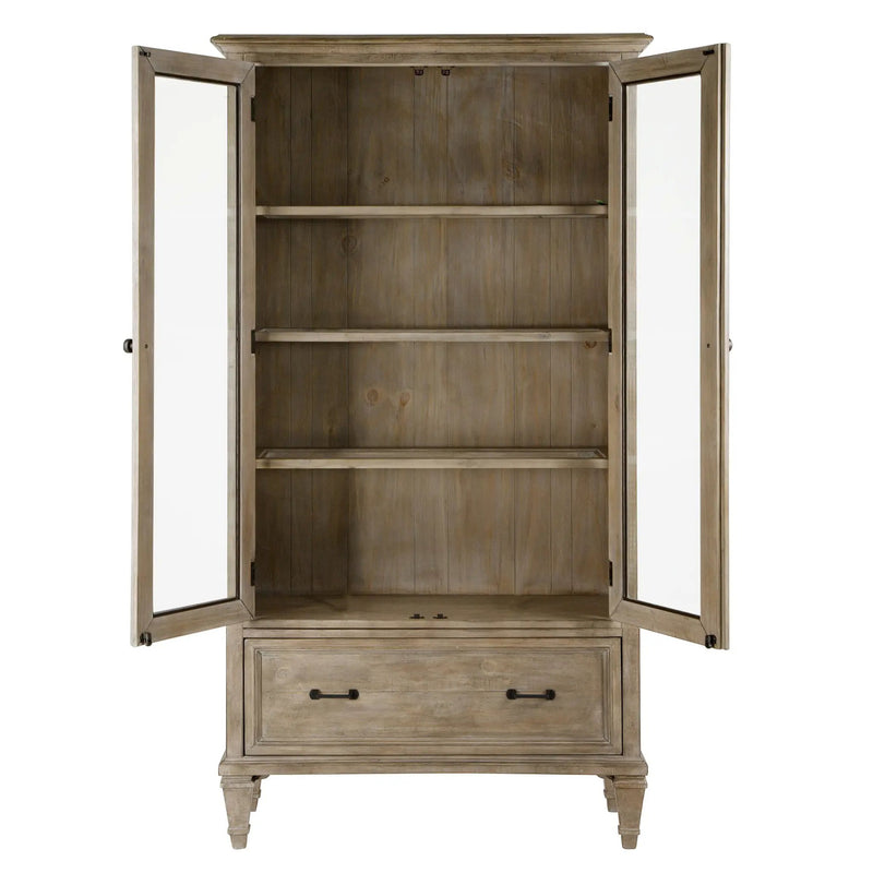 Lancaster - Door Bookcase - Dove Tail Gray by Unique Piece Furniture