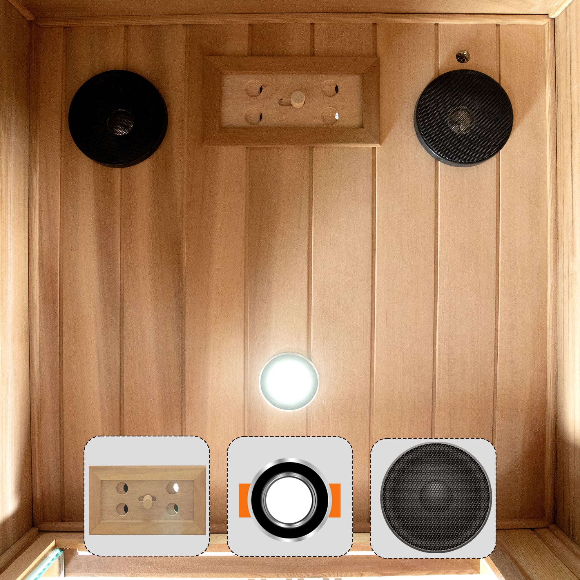 One Person Far Infrared Standard Indoor Sauna Room by HouseOfZazla