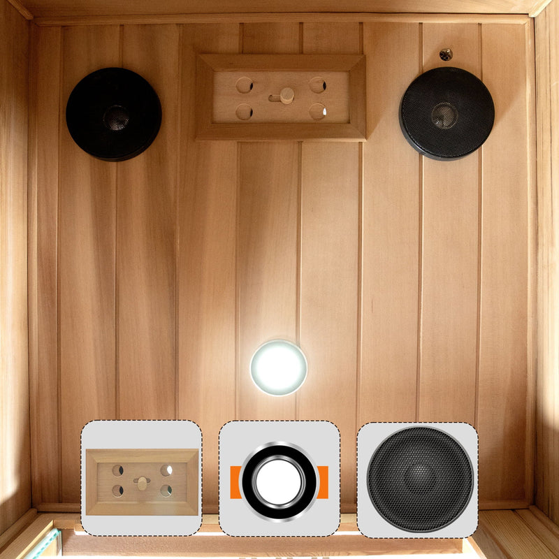 One Person Far Infrared Standard Indoor Sauna Room by HouseOfZazla