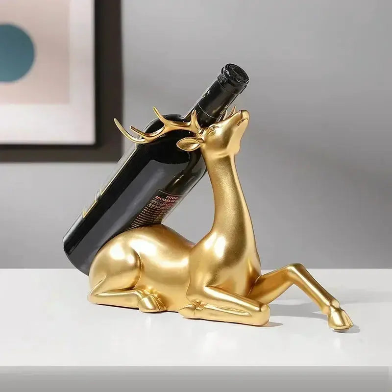 Golden Deer Decorative Figurine by House Of Avana