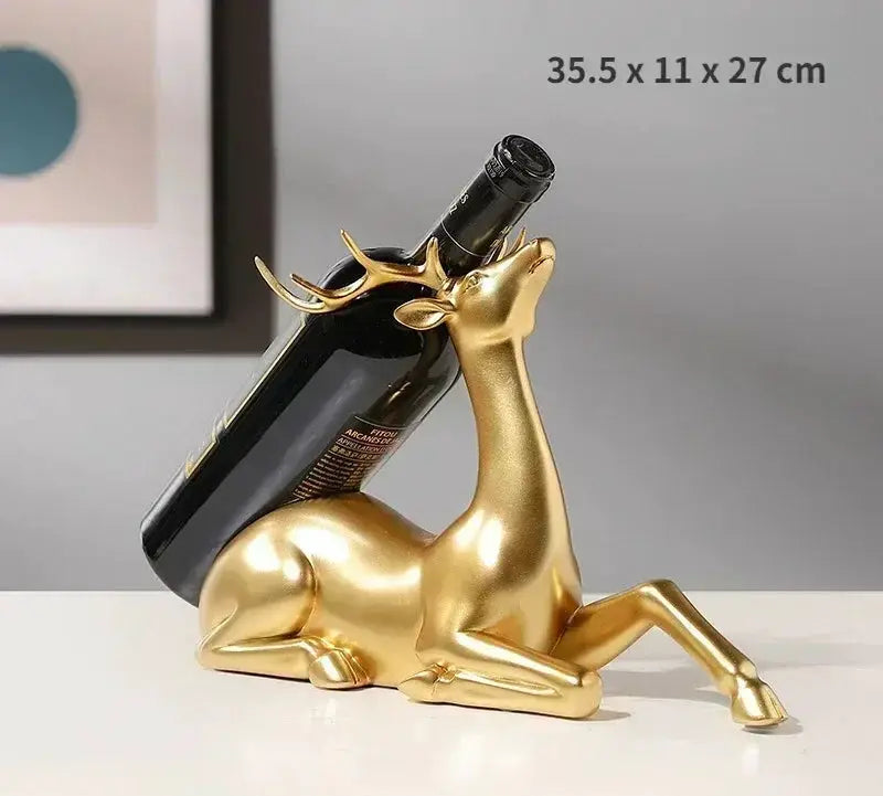 Golden Deer Decorative Figurine by House Of Avana
