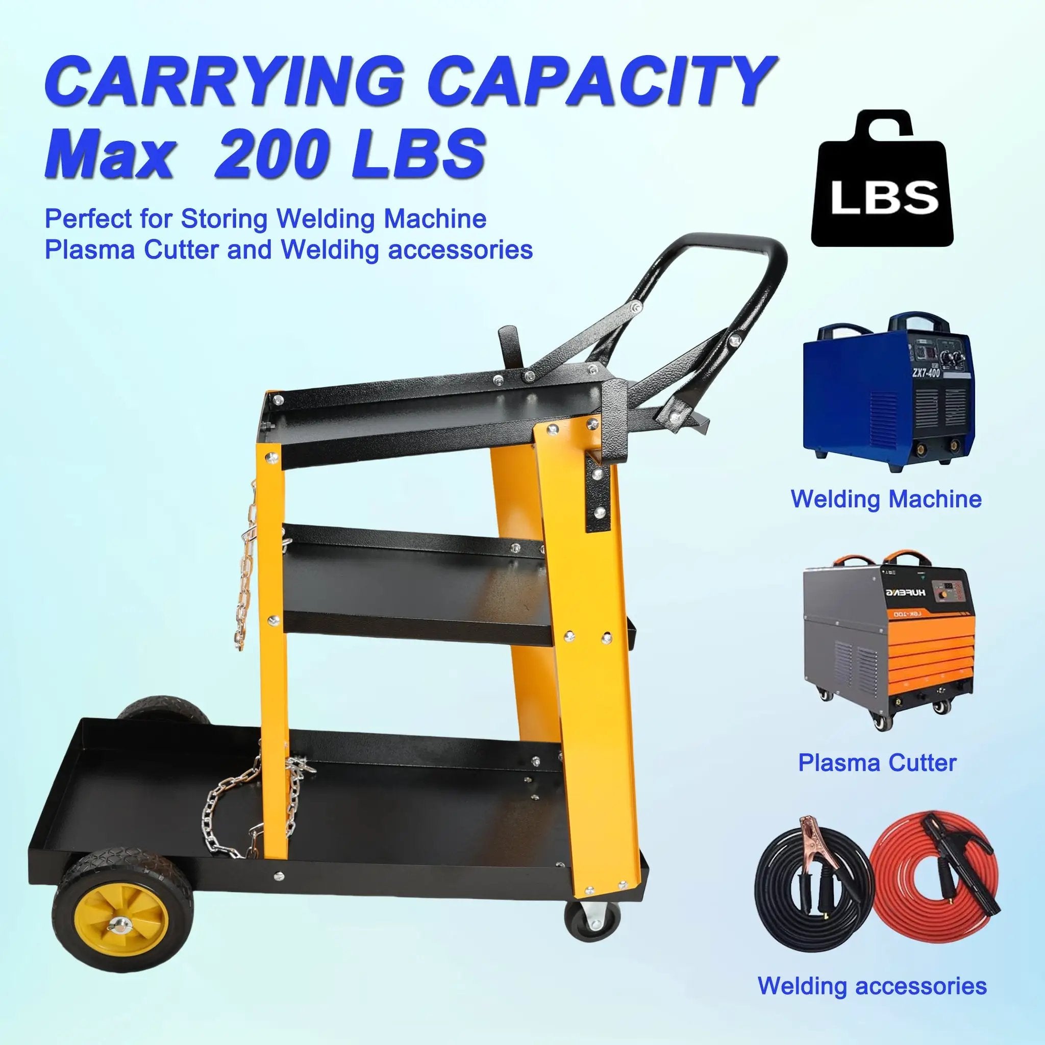 Multi Function 3 Tier Welding Cart by HouseOfZazla