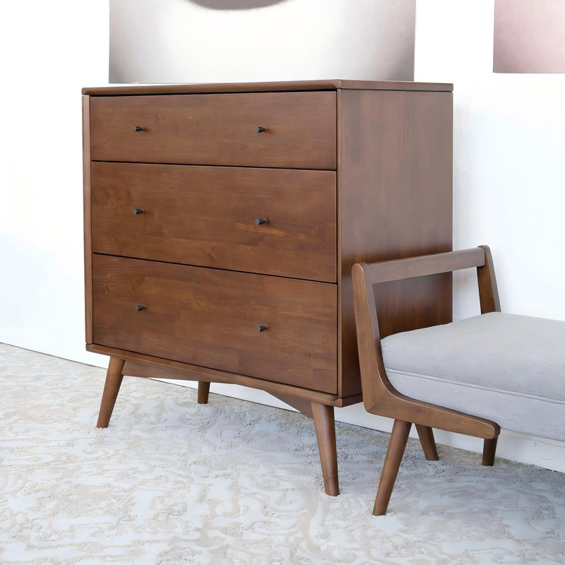 Caroline - Dresser 3 Drawer - Brown / Wood by HouseOfZazla