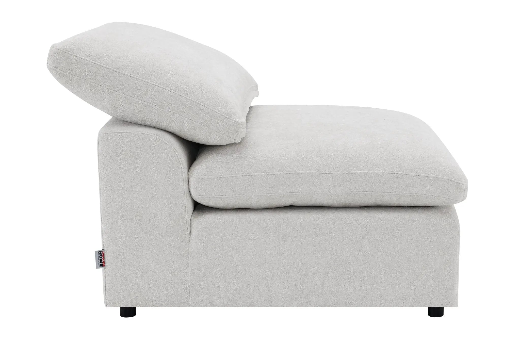 Naveen - 6 Piece Modular Sectional - Ivory by HouseOfZazla
