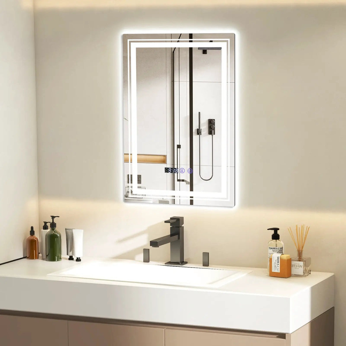 Defogging LED Bathroom Mirror with Memory Function and Anti-Fog, photo 16 of 24