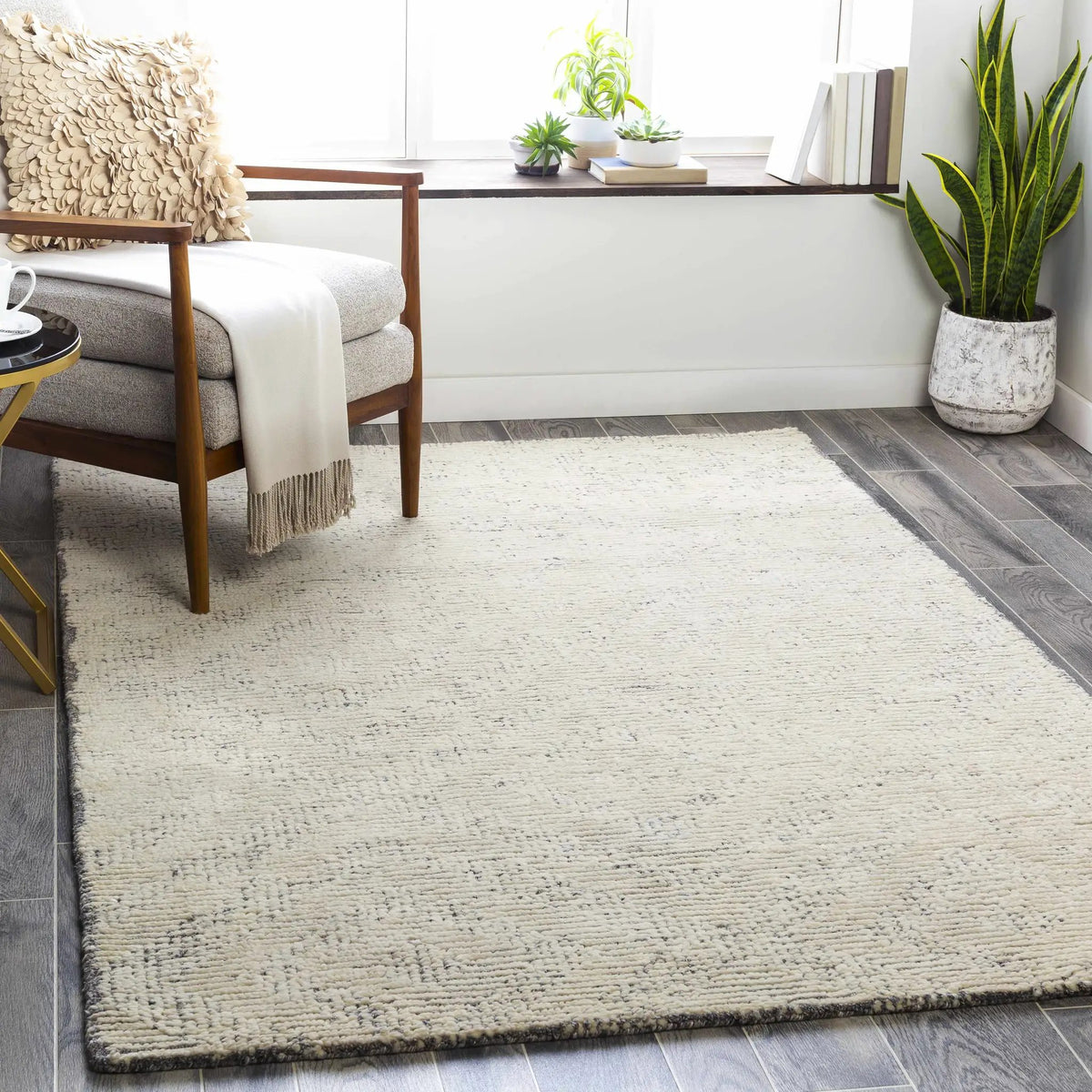 Delahey Area Rug - Clearance, installed in a room