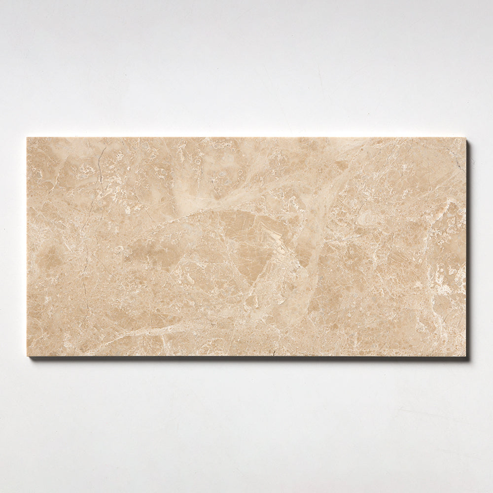 Delicate Beige Polished Marble Tiles 12x24 Marble Polished 12x24 Tiles