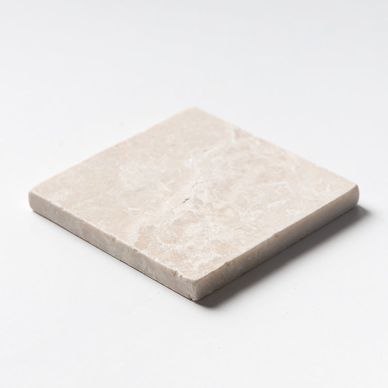 Delicate Beige Tumbled Marble Tiles 4x4 Marble Tumbled 4x4 Tiles — 1