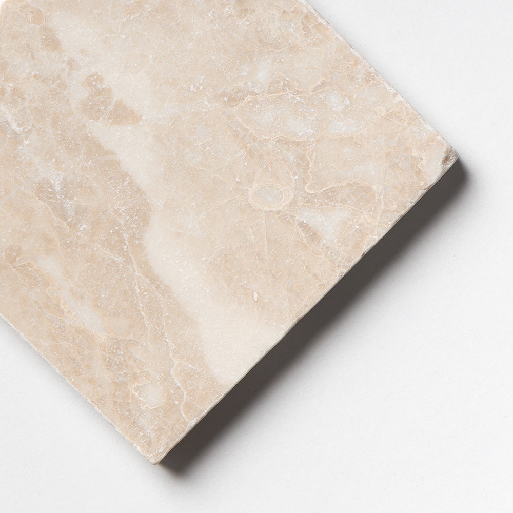 Delicate Beige Tumbled Marble Tiles 4x4 Marble Tumbled 4x4 Tiles — 2