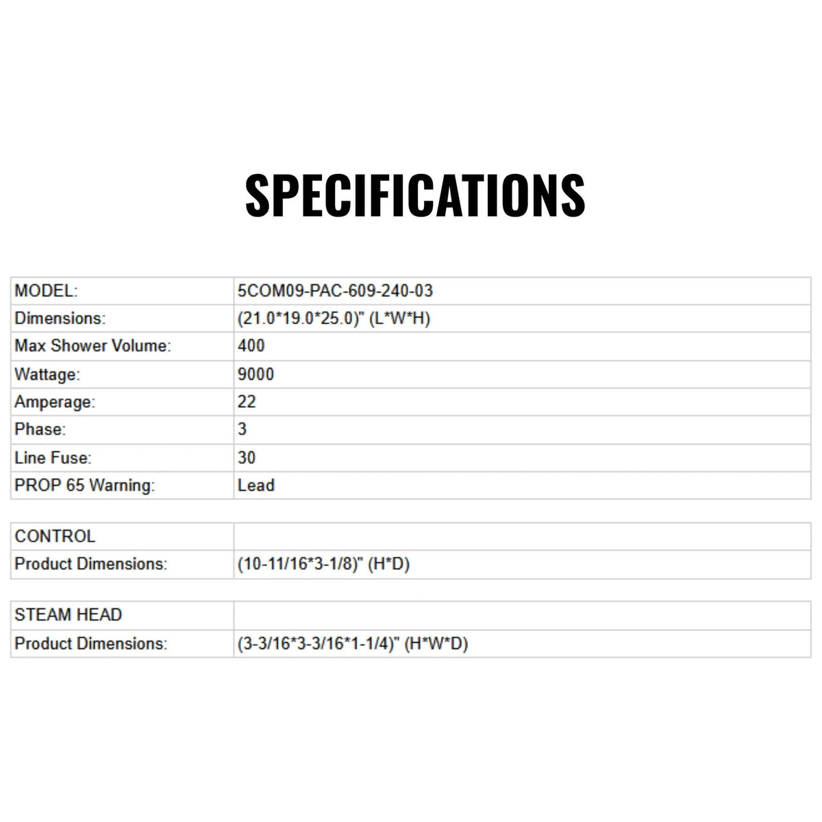 Delta 9KW Commercial Steam Boiler Package With Digital Control [5COM09-PAC-609] (SAK90674) by SAKSBY WHOLESALE