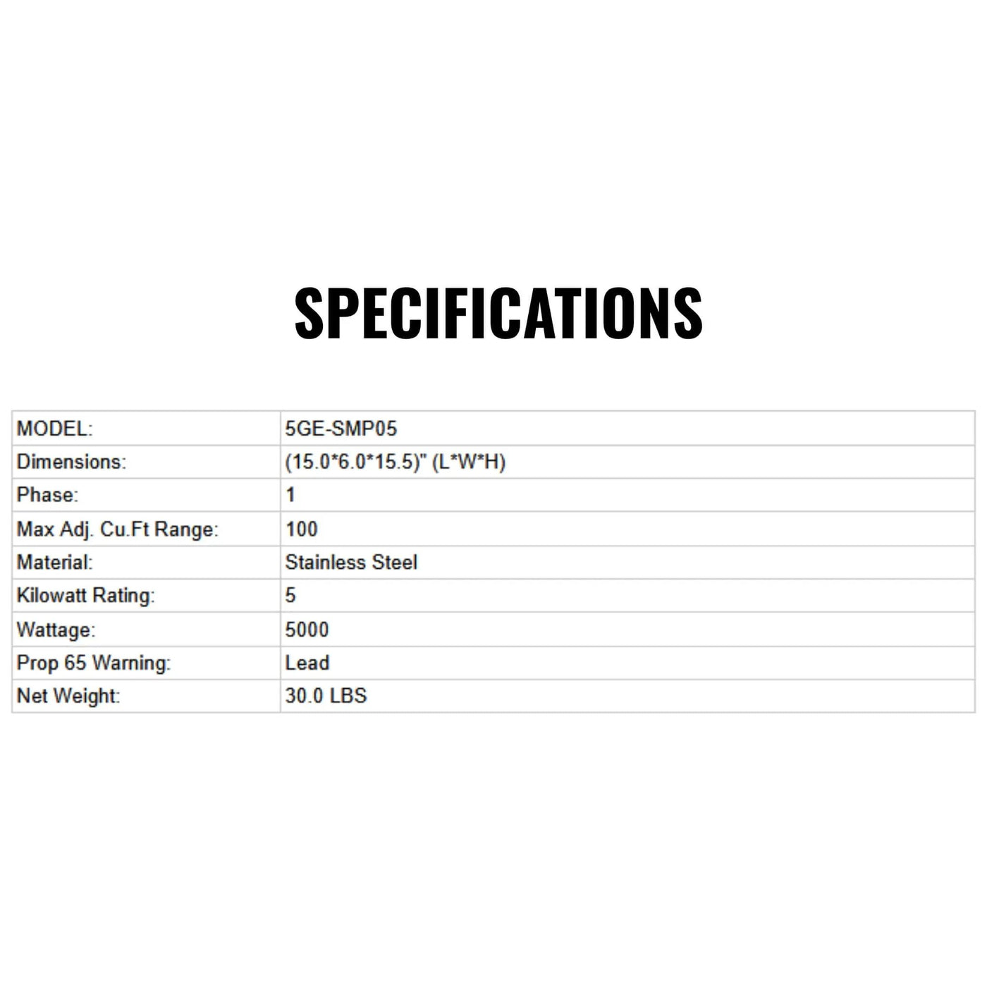 Delta SteamScape 5KW SMP5 Steam Generator [5GE-SMP05] (SAK31947) by SAKSBY WHOLESALE