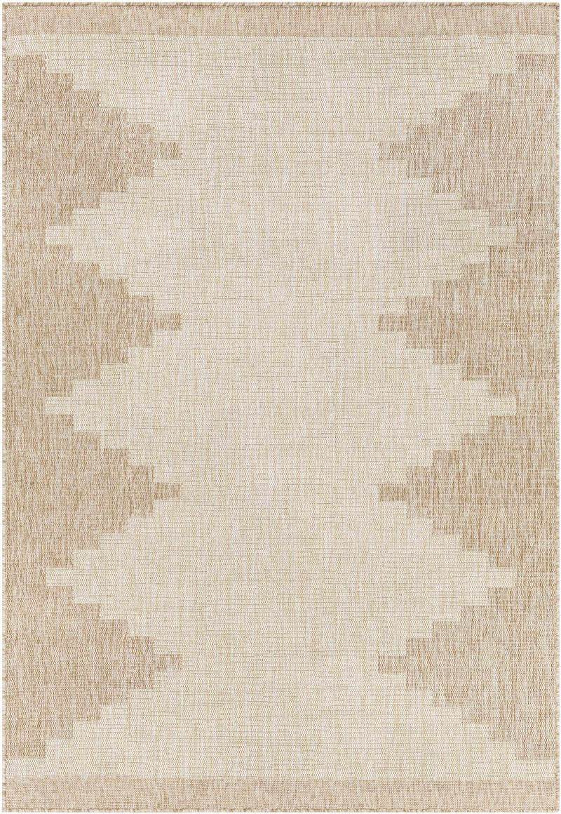 Djugun Beige Indoor & Outdoor Rug by Boutique Rugs