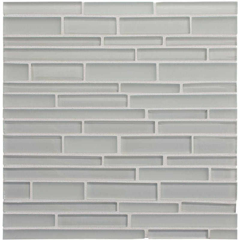 Deriva Gloss/Matte Interlocking Slides Glass Mosaics 12x12 Glass Gloss/Matte 12x12 Mosaics