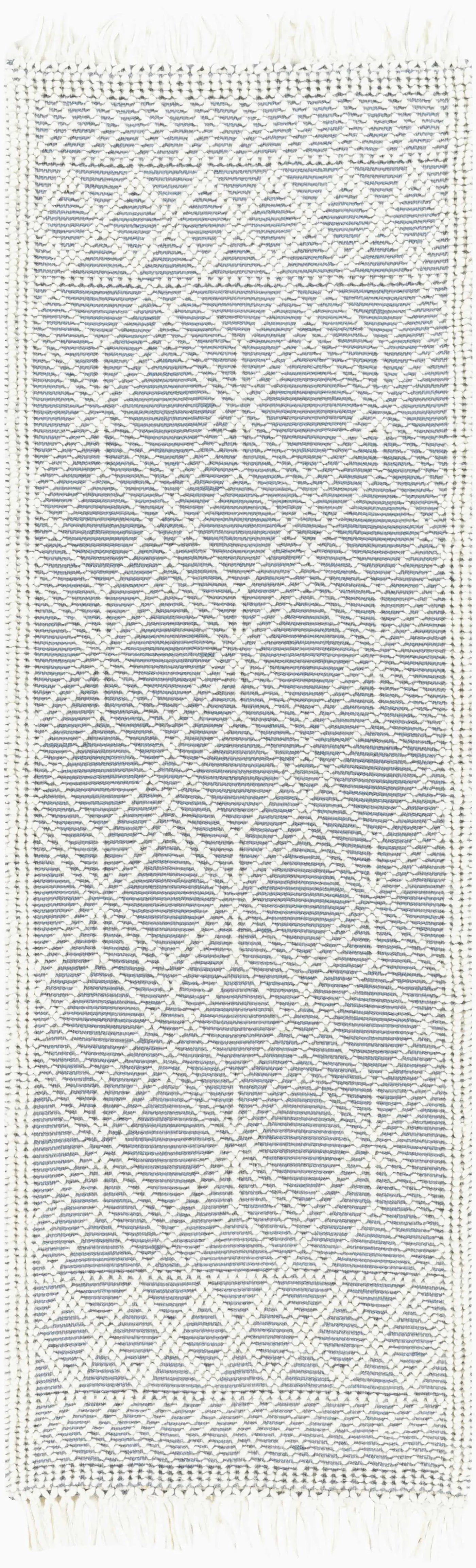 Ramsbury Denim Blue Wool Rug by Boutique Rugs