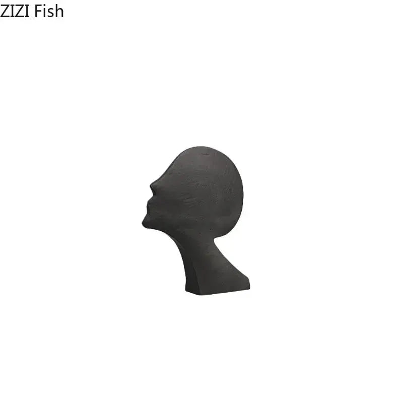 Desk Statue - Modern Metal Small by House Of Avana