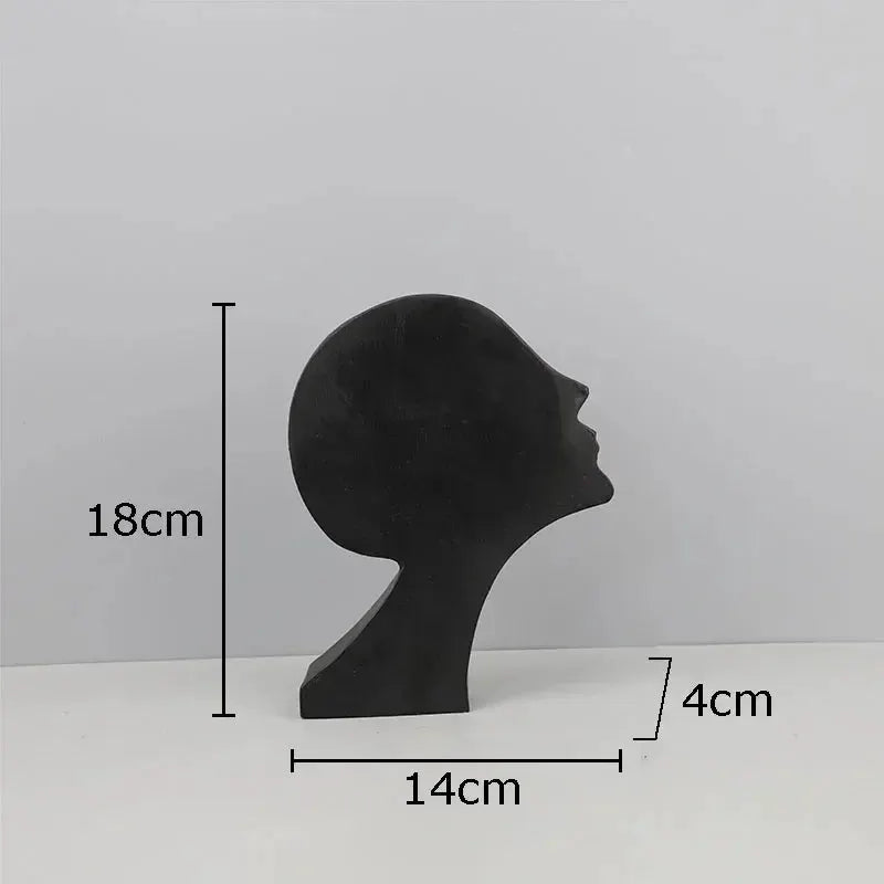 Desk Statue - Modern Metal Small by House Of Avana