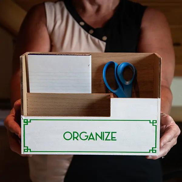 Green & White Desktop Organizer, Choose Your Style by Decor Steals