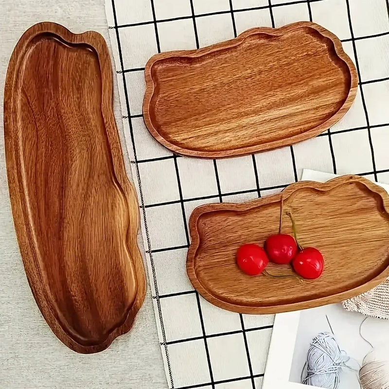 Dessert Tray - Wooden Rectangular by House Of Avana
